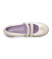 Bailarina sneaker hielo con velcros XTI 145220, tendencia