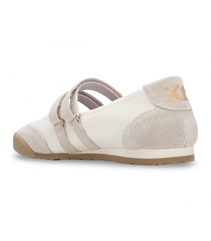Bailarina sneaker hielo con velcros XTI 145220, tendencia