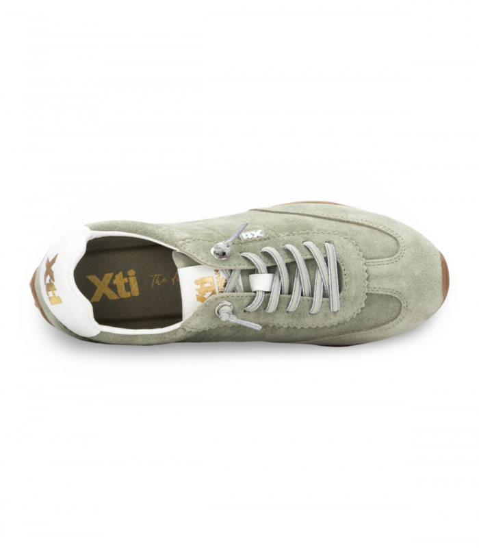 Deportivo kaki minimal XTI 145221, ligero