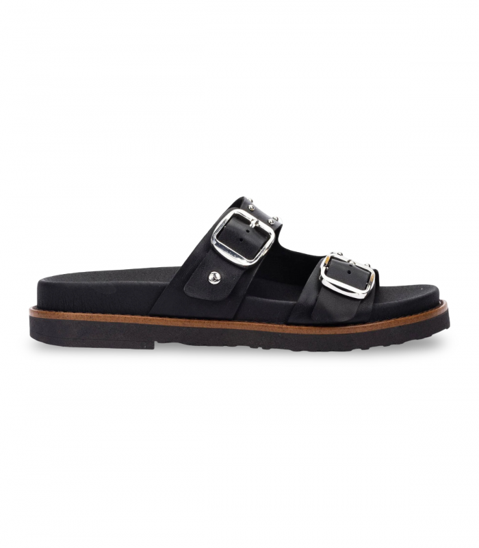 Sandalia negra dos hebillas Pikolinos Aitana W7Z-0939