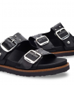 Sandalia negra dos hebillas Pikolinos Aitana W7Z-0939