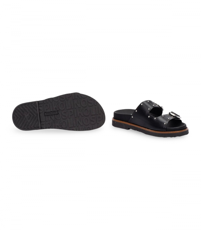 Sandalia negra dos hebillas Pikolinos Aitana W7Z-0939