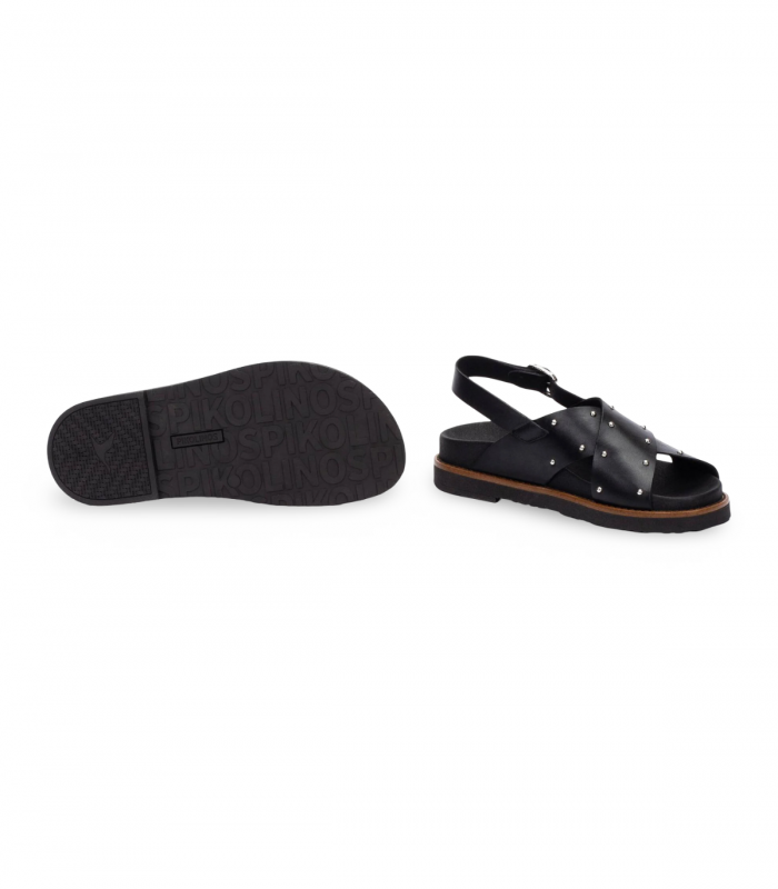 Sandalia negra tachas elegante Pikolinos Aitana W7Z-0995