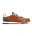 Zapato casual brandy en piel Pikolinos Teide, artesanal