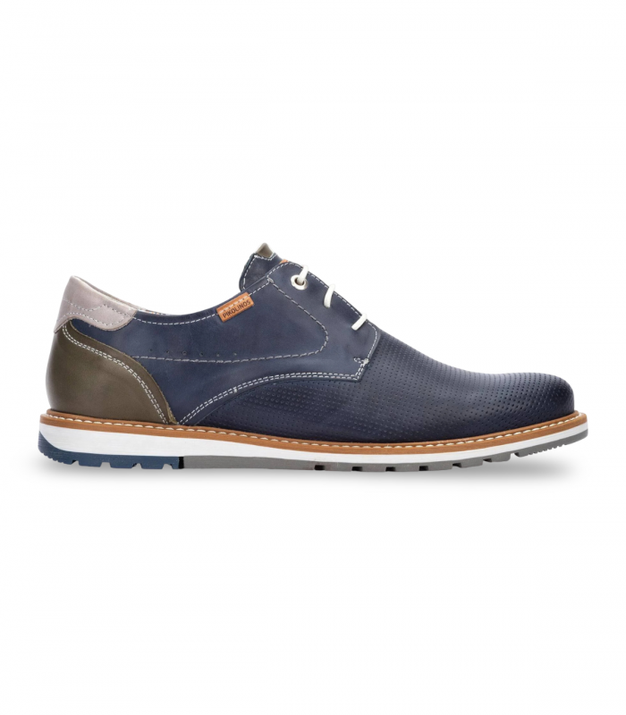 Blucher azul en piel Pikolinos Berna M8J-4322C1