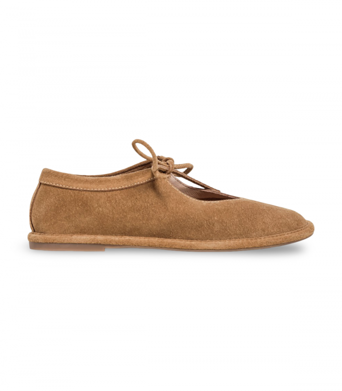 Zapatito serraje camel Top3 SF1568