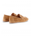 Mocasín serraje camel antifaz Top3