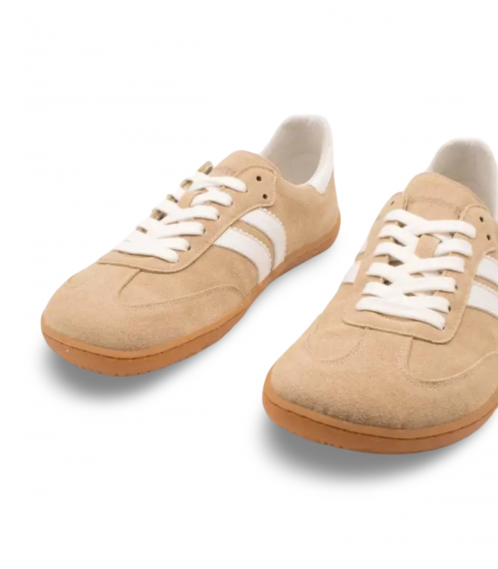 Deportivo barefoot beig con bandas Coqueflex 4415, flexible y natural