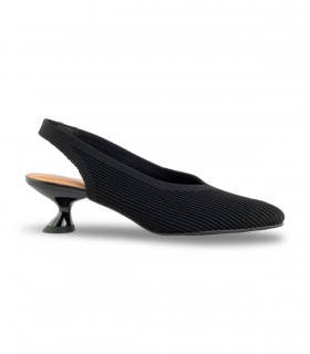 Salón destalonado negro elástico Miss Elastic 076626