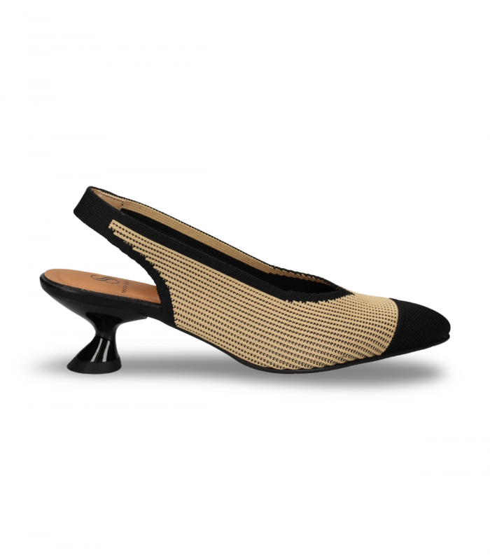 Salón destalonado camel elástico Miss Elastic 076535