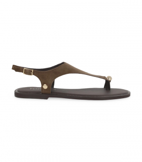 Sandalia dedo serraje mocca TOP3 SF1691