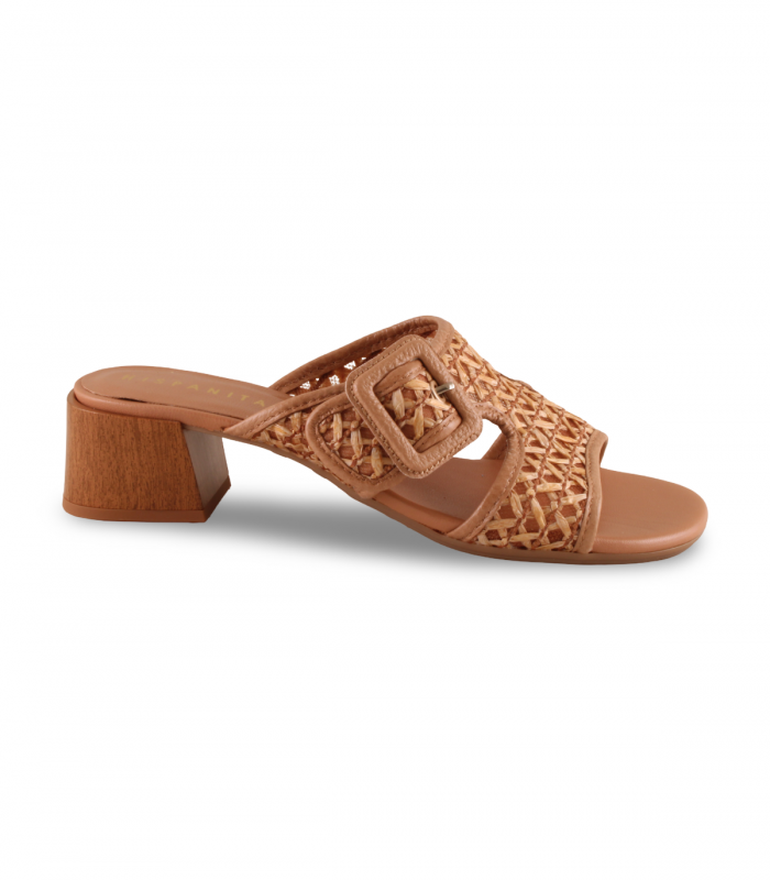 Sandalia rafia con tacón cómodo Hispanitas RHV264750