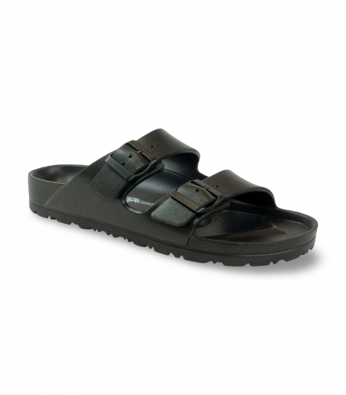 Sandalia EVA negra dos hebillas Natural World 7051
