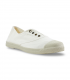 Deportivo lona blanco limpio Natural World 102E, básico veraniego