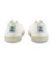 Deportivo lona blanco limpio Natural World 102E, básico veraniego
