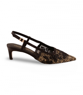 Zapato de vestir negro trenzado Pedro Miralles 18733