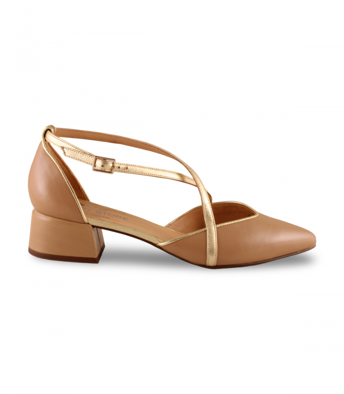 Zapato cuero tiras cruzadas Sept Store 26034 Linda