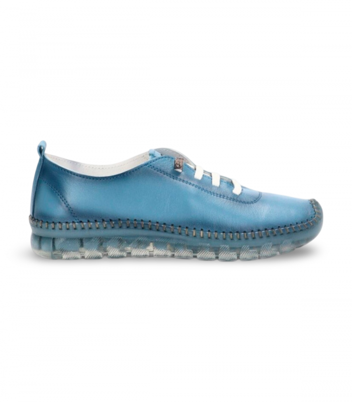 Zapato blanco confort elásticos 48 Horas 1601, flexible