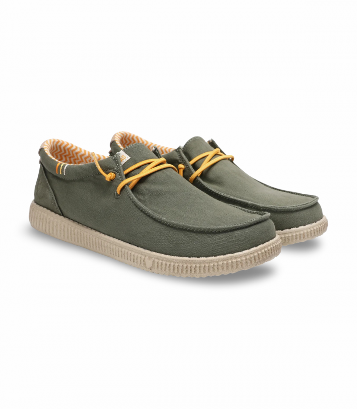 Wallaby kaki de lona Walk In Pitas WP150 Ledro, cómodo