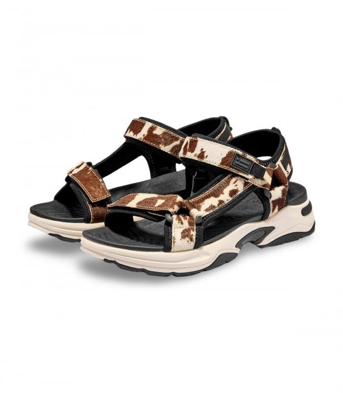 Sandalia velcro estampado vaca D.Franklin 406008