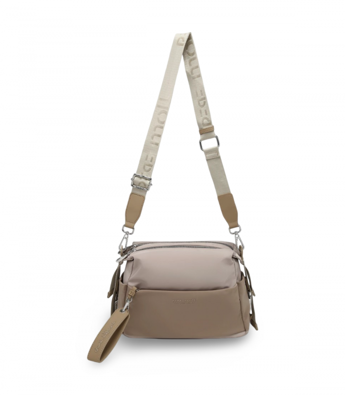 Bandolera beig bolsillos Pepe Moll 261121