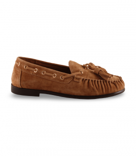 Mocasín ante camel abalorios Whynn Shawnee