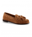 Mocasín ante camel abalorios Whynn Shawnee