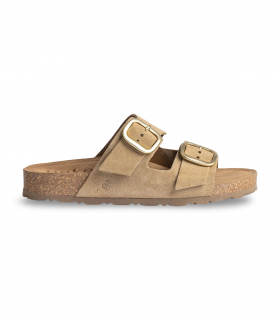 Sandalia bio taupe dos hebillas Yokono Jerba 700
