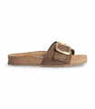 Sandalia bio nobuck mocha Yokono Jerba 114