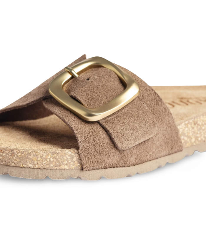 Sandalia bio nobuck mocha Yokono Jerba 114