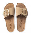 Sandalia bio serraje taupe Yokono Jerba 114