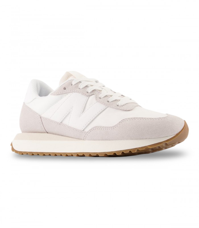 Deportivo gris y beige vintage New Balance 237, moderno