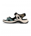Sandalia trekking multicolor velcro Paredes WP22176