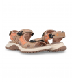 Sandalia trekking beige y coral Paredes WP22176
