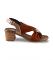 Sandalia bronce y ante elegante Plumers 3096