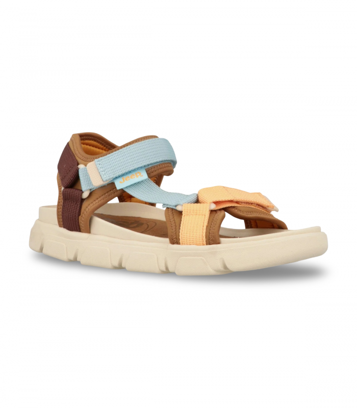 Sandalia multicolor con velcros Jeep Pampa Sandal, ligera