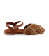 Zapato rafia natural con hebilla Shaddy 100261256