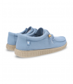 wallaby de lona para mujer azul celeste