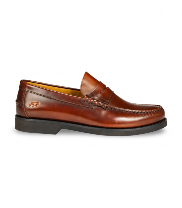 Mocasín Fluchos cognac modelo F0047