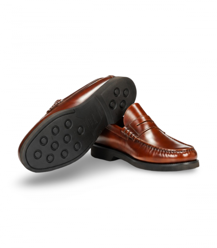 Mocasín Fluchos cognac modelo F0047