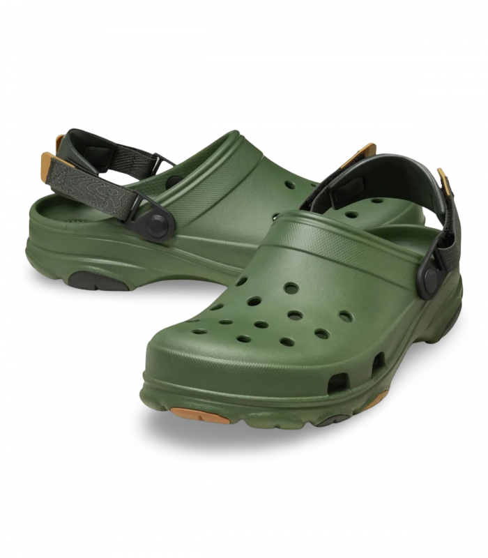 Zueco todoterreno verde con gran agarre Crocs All Terrain 206340