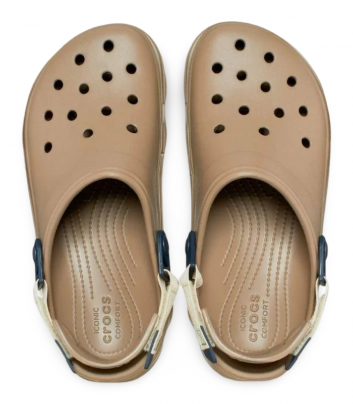 Zueco todoterreno kaki reforzado Crocs All Terrain 206340