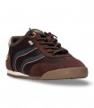 Deportivo casual Xti 146156 en marrón con diseño retro y suela flexible para diario.