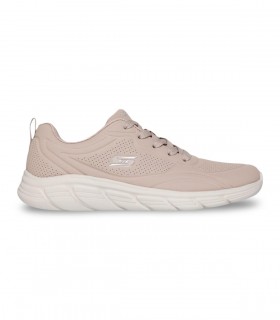 Zapatilla deportiva beig transpirable SKECHERS 117715 BOBS B Flex Lo
