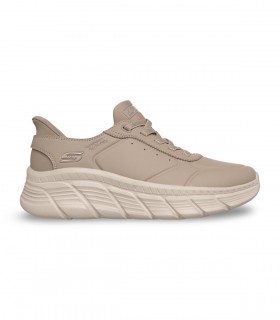 Deportivo Slip-ins Skechers BOBS B Flex Hi 117394 en taupe con diseño ligero y práctico calce manos libres.