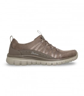 Deportivo trekking Skechers Graceful Cozy Hug 100889 en taupe con aire outdoor muy versátil.