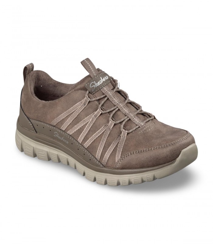 Deportivo trekking Skechers Graceful Cozy Hug 100889 en taupe con aire outdoor muy versátil.