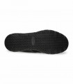 Zapato negro Skechers para hombre, cierre de cordones.