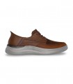 Zapato sport Slip-ins caballero Skechers Relaxed Fit Hasting 205211 con horma amplia y estilo casual.