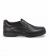 Zapato clásico con elásticos laterales en negro.